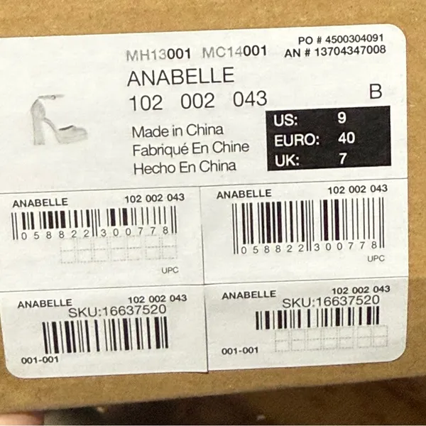Call it Spring Vegan Anabelle White Chunky‎ Platform Heels Size 9 - Image 12