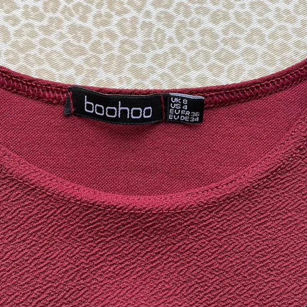 NWOT Boohoo peek a boo shoulder mini dress - Image 5