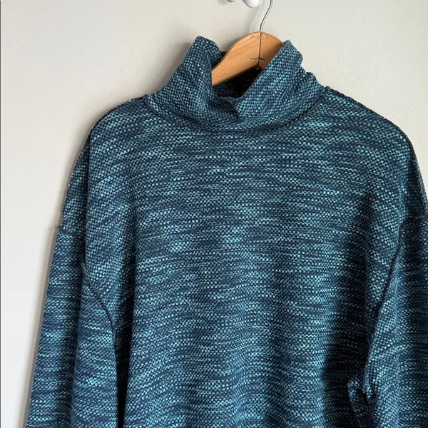 Free People We The Free Sunny Days Turtleneck sweater "Overboard Combo" blue M - Image 5