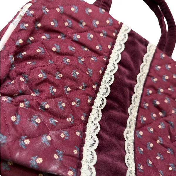 🌸✨ Vintage‎ Quilted Floral Kleenex Tissue Holder Travel Organizer ✨🌸 - Image 2