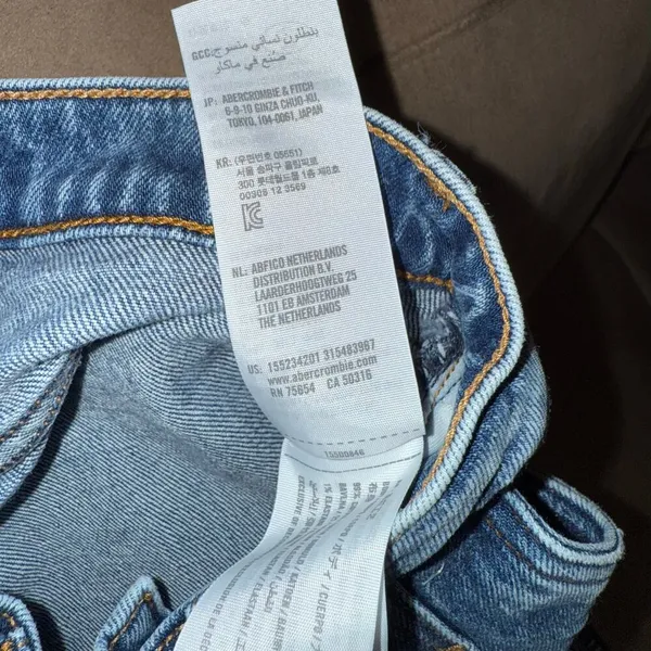 Abercrombie & Fitch The 80’s Mom Jean Ultra High Rise Blue Denim Size 24/00 - Image 8
