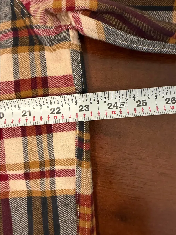 Men’s plaid large button up shirt Multiple - Image 4