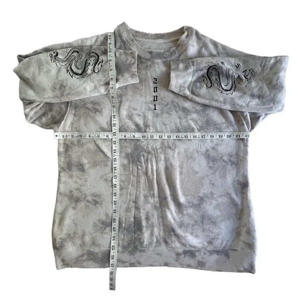 Hollister Y2K Dixie D’Amelio 2001 dragon graphic Tie Dye Crew Neck Limited S - Image 7