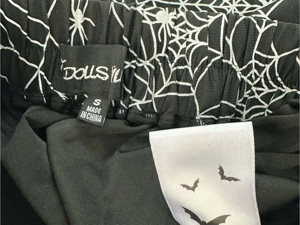Dolls Kill Spider‎ Byte Reflective Drop Crotch Joggers, S - Image 6