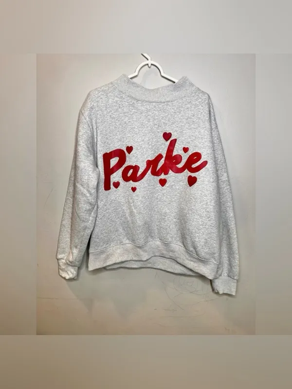 Parke Sweetheart Valentine’s Day Mockneck Sweatshirt Size XXL - Image 3