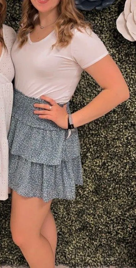 Boutique Skirt Blue Size M - Image 3
