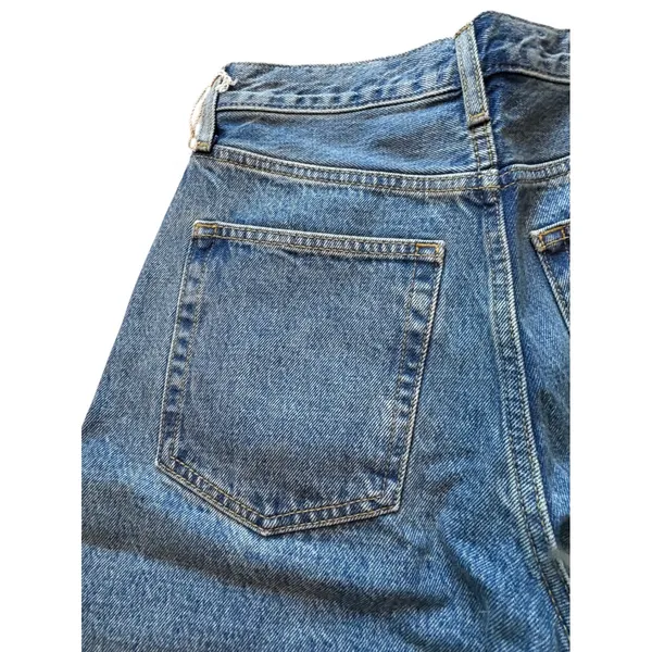 Etica Cassel Ultra High Barrel Jeans Women's Size‎ 24 BlueStone Wash Denim - Image 9