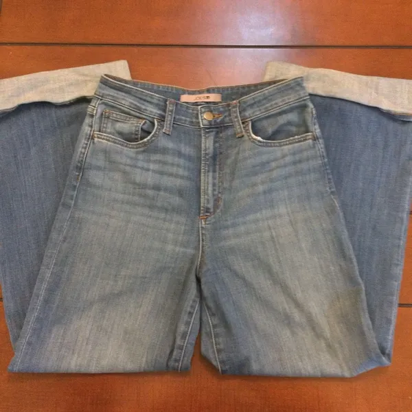 Joe’s wide leg Greta jeans blue size 27 - Image 2