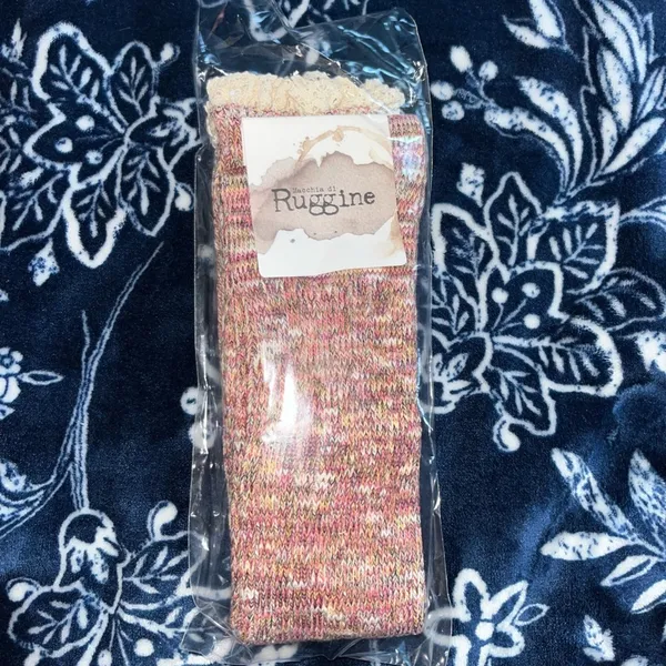 NWT! Three Bird Nest Ruggine Soul Mates Ribbed Knit Socks - Image 3