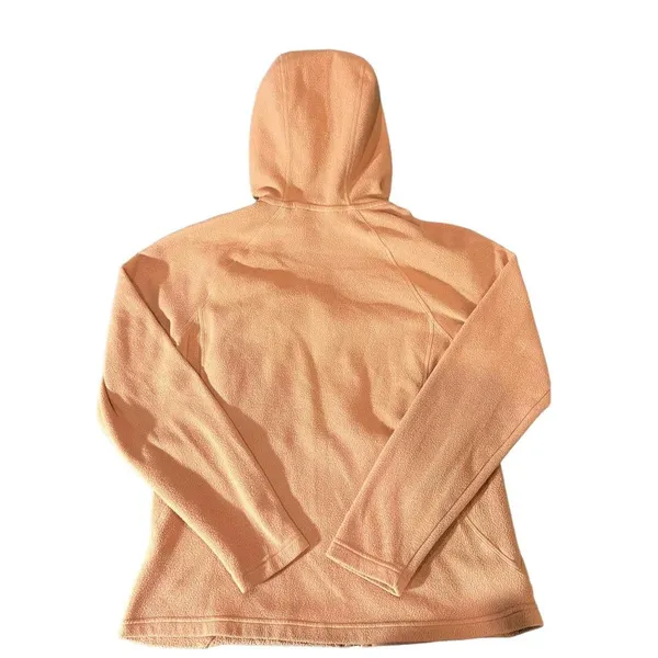 The North Face‎ Womens Full Zip Fleece Hoodie Jacket Peach Tan Size Medium - Image 7