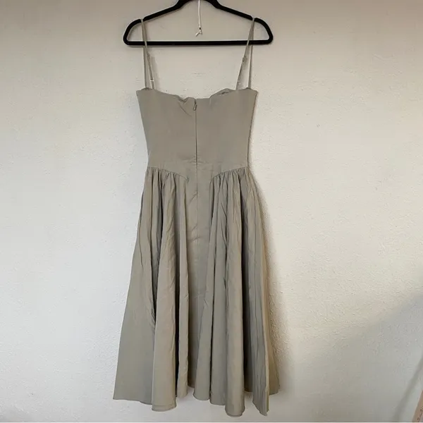 HOUSE OF CB XS D-DD 'Samaria' Taupe Corset Sun Dress‎ NWOT Size XS - Image 4