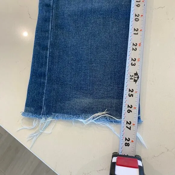 Madewell Retro Crop Bootcut Distressed Jeans Size 25 Tall‎ - Image 12