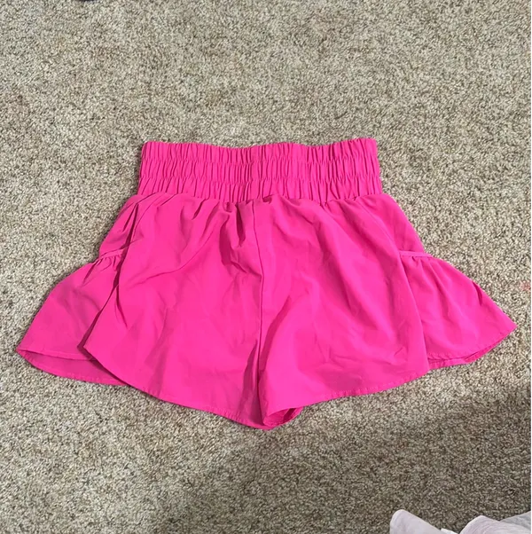 Amazon pink ruffle shorts - Image 3