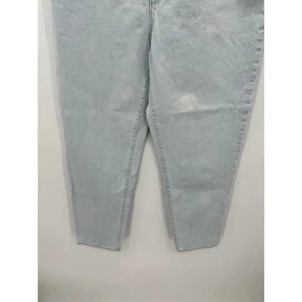 Madewell Paperbag Classic Straight Broomfield Wash Blue Jeans Womens 30‎ - Image 4