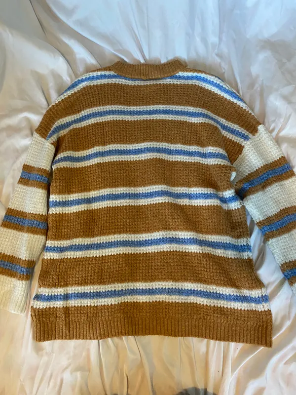 American Eagle waffle knit sweater - Image 9