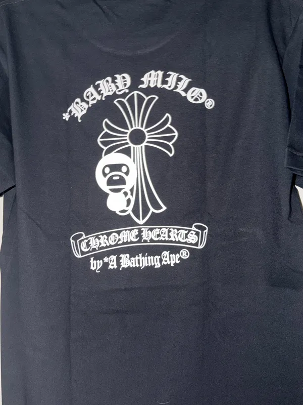 BAPE x Chrome Hearts Baby Milo Tee - Image 5