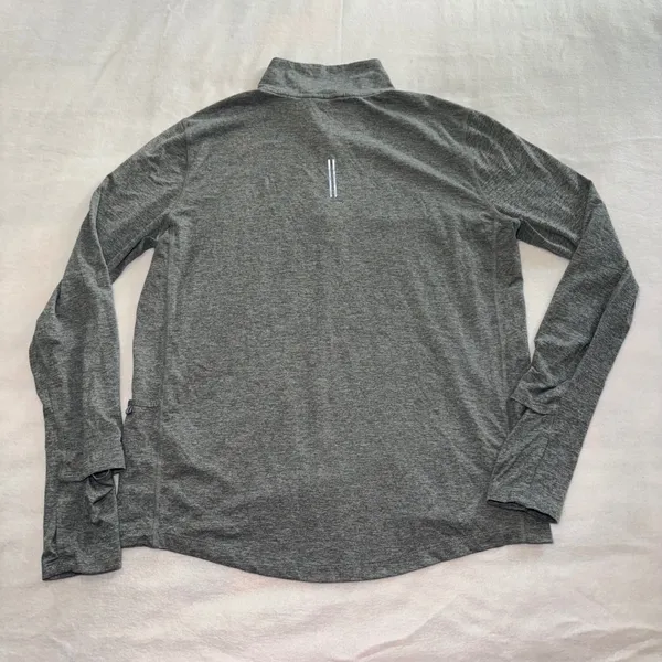 Nike Element Women's 1/2-Zip Running Top CU3220-084 Gray Size M Activewear - Image 7