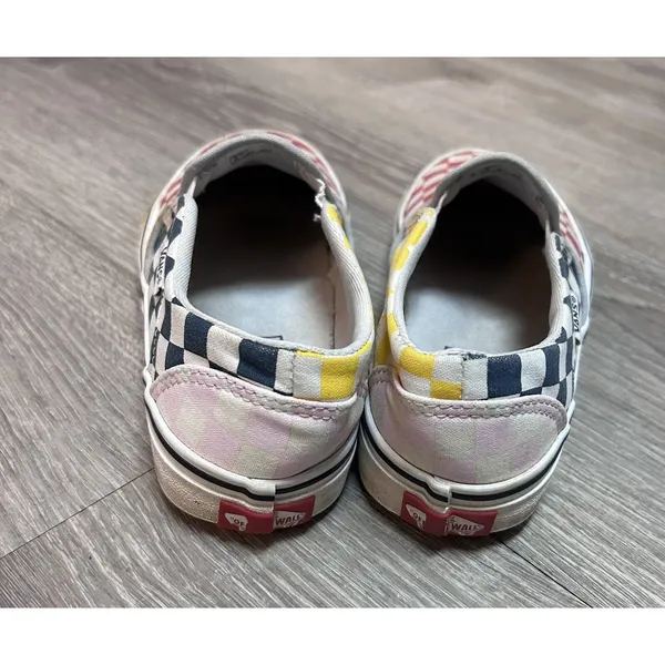 Vans Multi‎ Colored Checkered Size Womens 6 - Image 3