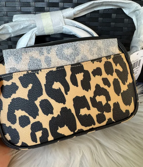 Coach Mini Jamie Camera Bag With Leopard Print cy348 - Image 3