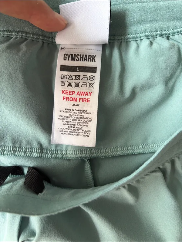 Gymshark Women’s Mint Green High-Performance Athletic Shorts - Image 8