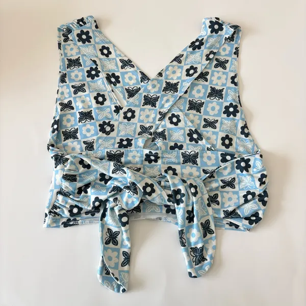 Urban Outfitters Plunging Tie-Bank Tank Top - Image 4