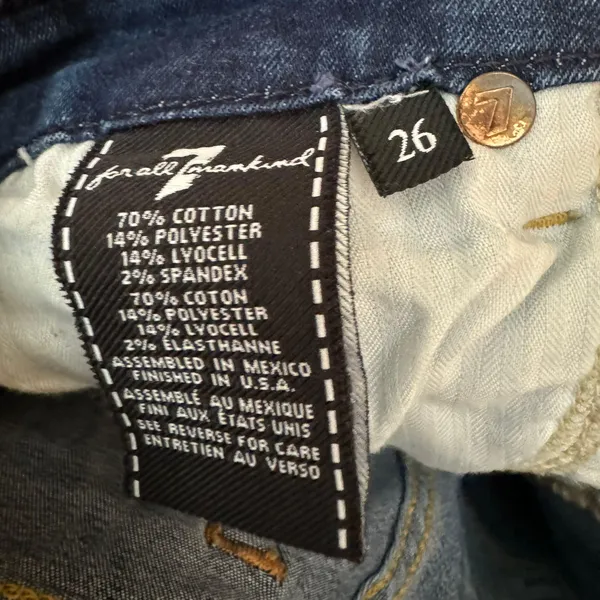7 For All Mankind A Pocket Bair Jeans - Image 4