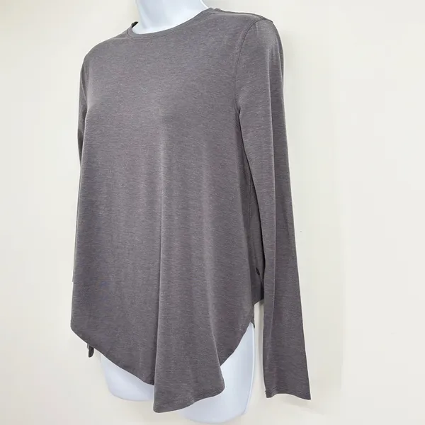 Lululemon Lifted Balance Asymmetrical Hem Long‎ Sleeve Top Women 2 Activewear - Image 4