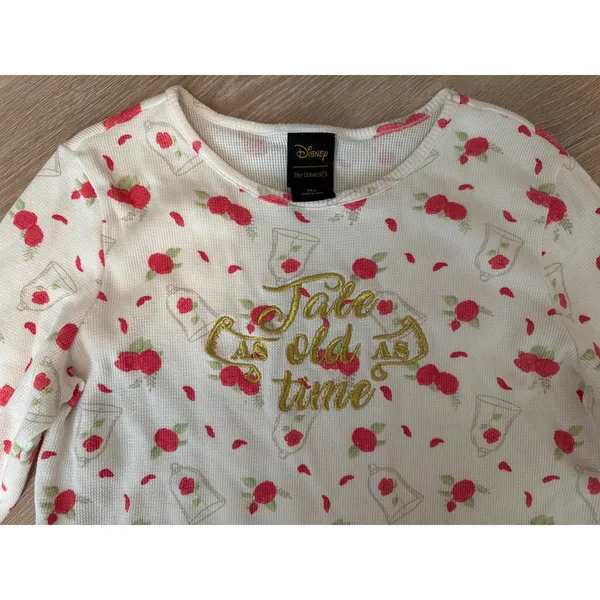 Her Universe Beauty and the Beast Tale as Old as Time Long Sleeve T-Shirt Medium - Image 2