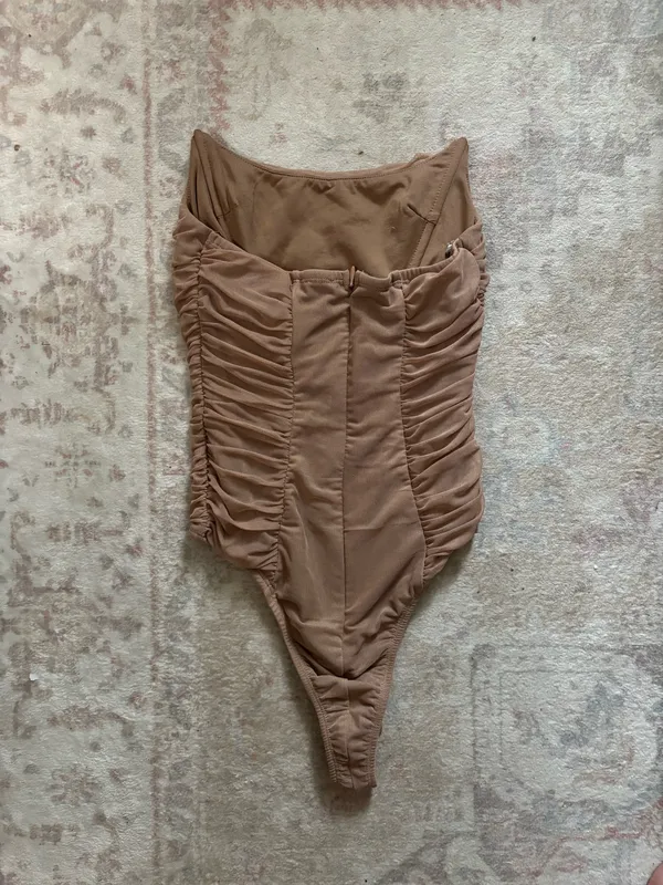 Princess Polly Brown Bodysuit Strapless - Image 2