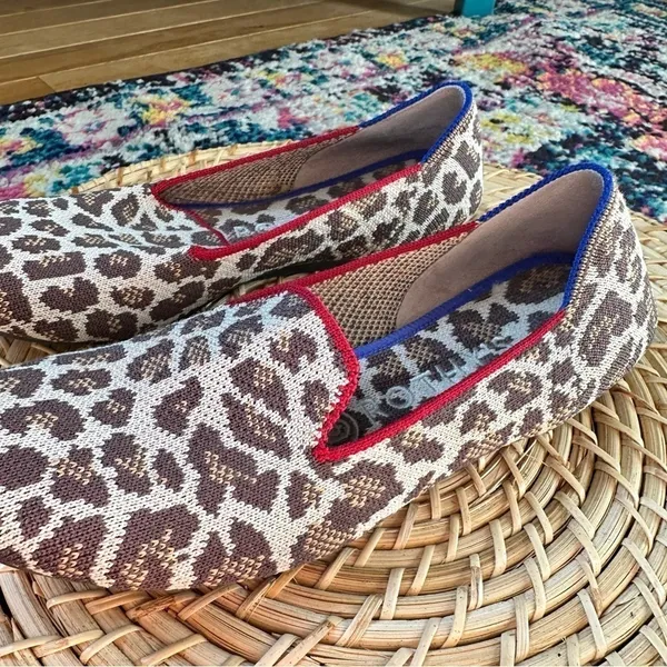 Rothy’s Mocha Spot Loafers Retired Size 6 Womens Brown Tan - Image 6
