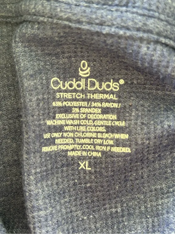 Cuddle Duds Soft Thermal Stretch Draped Cowl Neck Hanky Hem Sweater -Size XL - Image 6