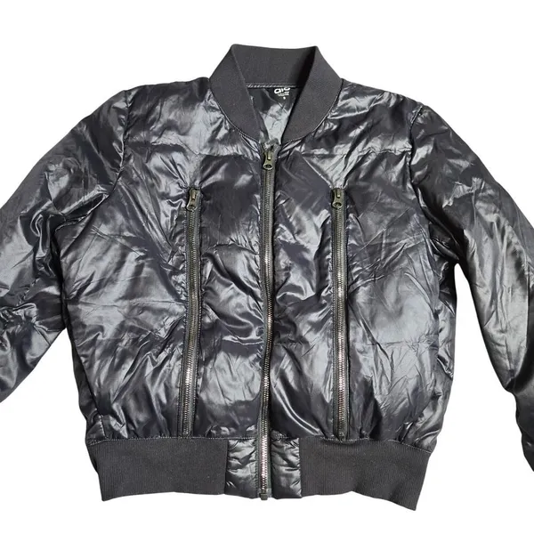 Alo‎ Off Duty Black Women's Bomber Jacket Size: S - Image 4