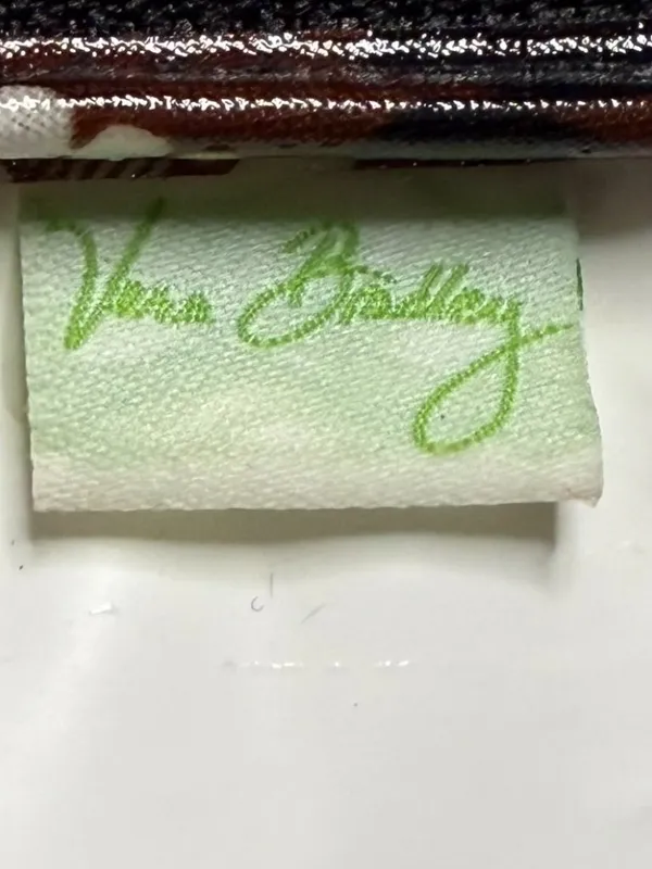 Vera Bradley Insulated Lunch Bag Cooler Tote Vintage Cocoa Moss Pattern - Image 4