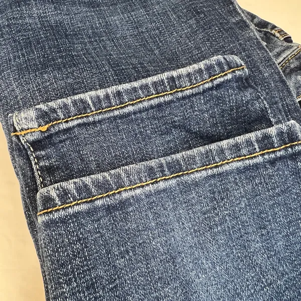 90s American Eagle Distressed Skinny Jeans Blue Sz‎ 4 Super Stretch Denim Grunge - Image 11