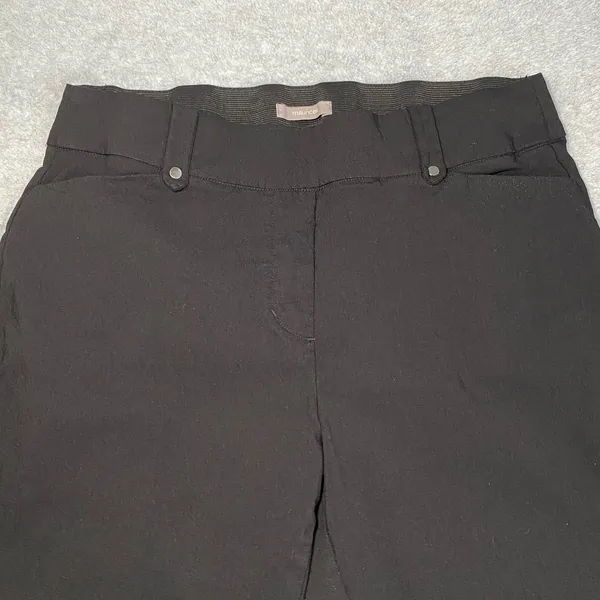 Maurices Pull On Dress Pants Women's‎ Sz M Black Slim Leg Stretch Workwear EUC - Image 7