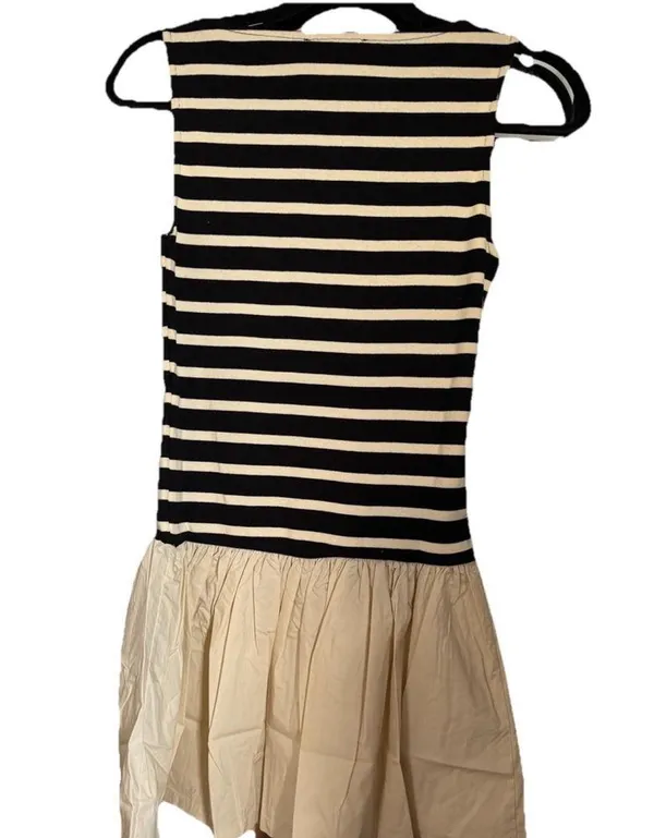 Mango Short Striped Cotton Dress - Image 5