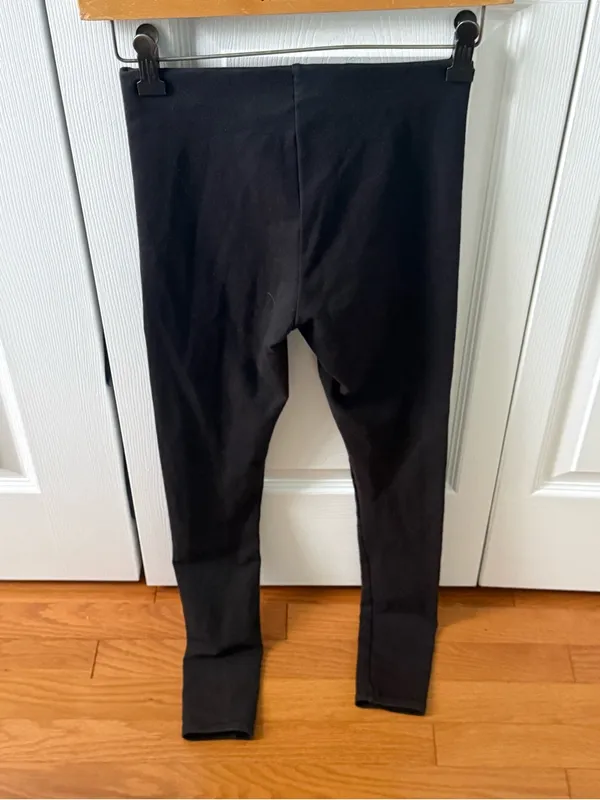 Skims Black Cotton High Waisted Leggings - Image 3