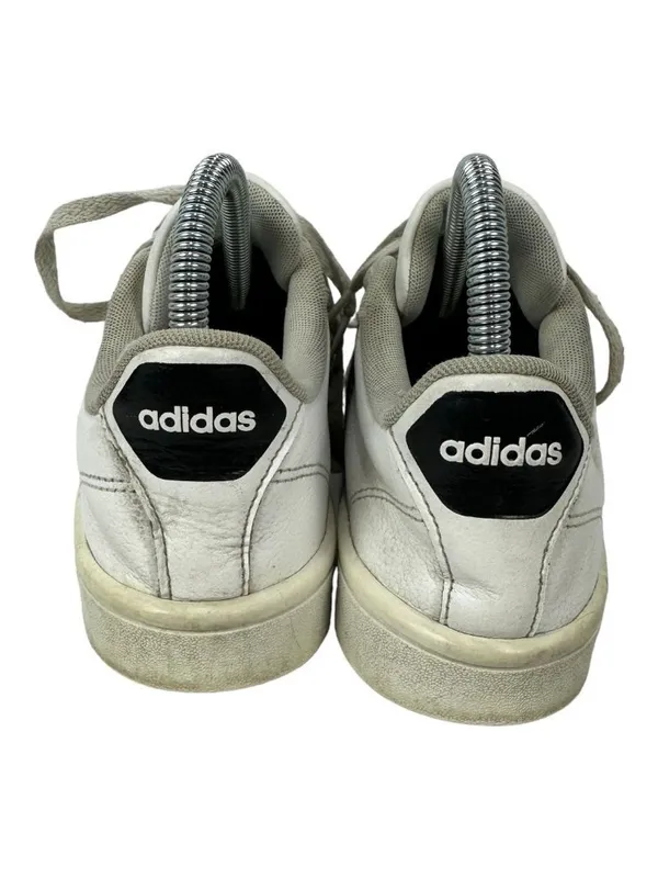 Adidas Cloudfoam Advantage Sneakers Womens Size 6.5 White Black Lace Up - Image 4