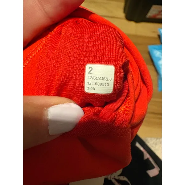 Lululemon Leggings Wunder Under Women 2 Red High Rise Cropped 23"LW6CAMS - Image 7