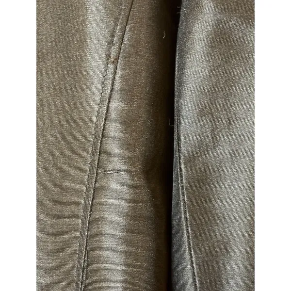 Vintage Marisa Christina Petite 12 Black Silk Double Breasted Blazer - Image 3