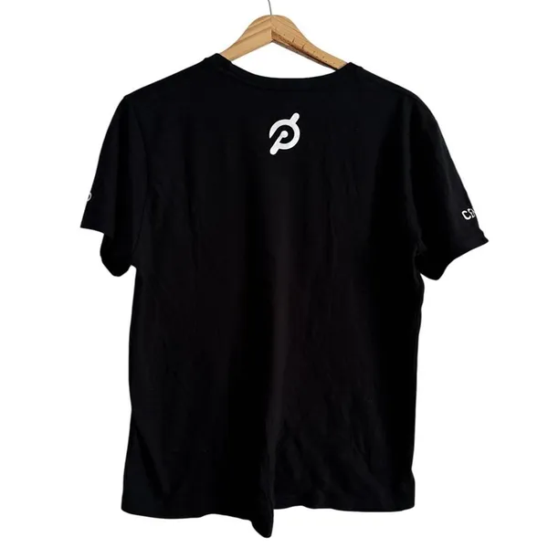 Peloton Black Short Sleeve Tees Athletic Lifestyle EUC - Image 2