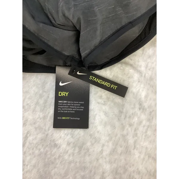 Nike Dri-FIT Womens Running Shorts‎ Gray Black DB4487-083 Size XS NEW - Image 4