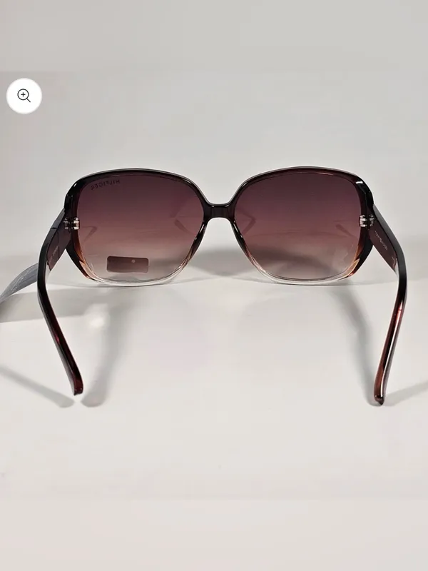 Tommy Hilfiger WP OL632 Butterfly Sunglasses Brown Crystal Frame Gradient Lens - Image 5