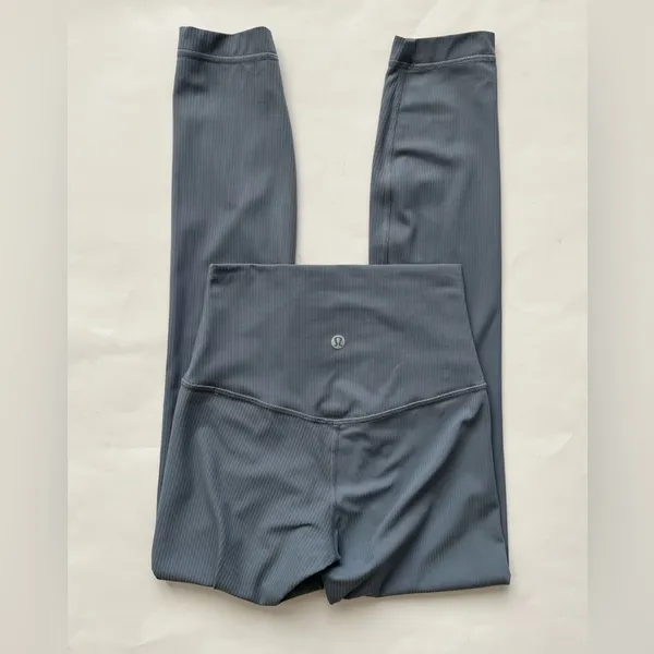 Lululemon align ribbed high rise leggings chambray blue 4 - Image 6