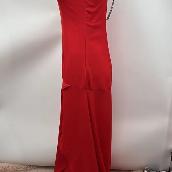 Lulu’s red maxi hi lo spaghetti strap dress - Image 5