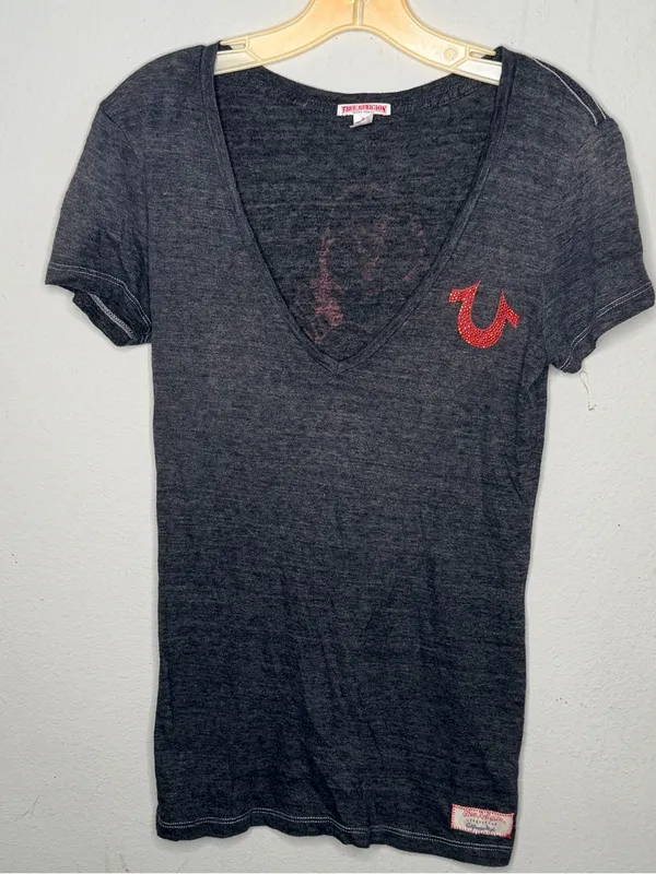 True Religion T-Shirt with Rhinestones - Image 7