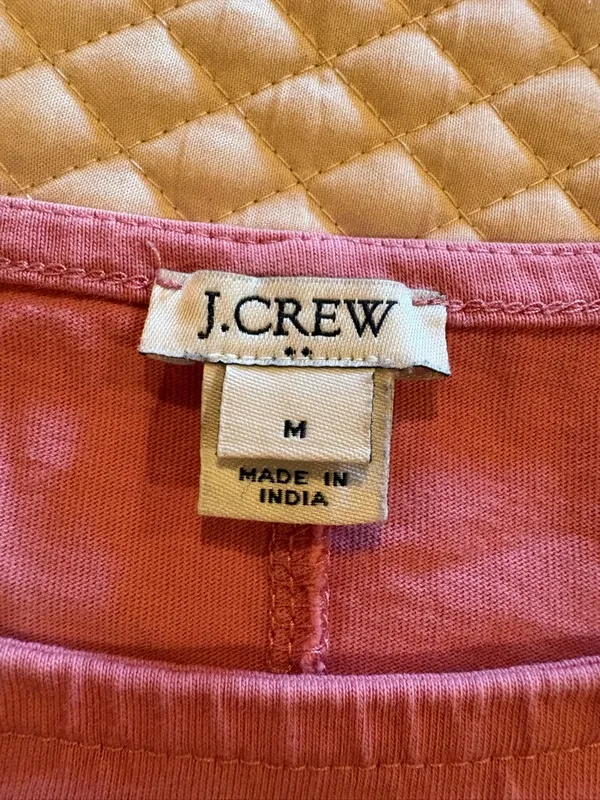 J.Crew Ruffle Sleeve Pink T-Shirt Knee Length Dress women’s M - Image 6