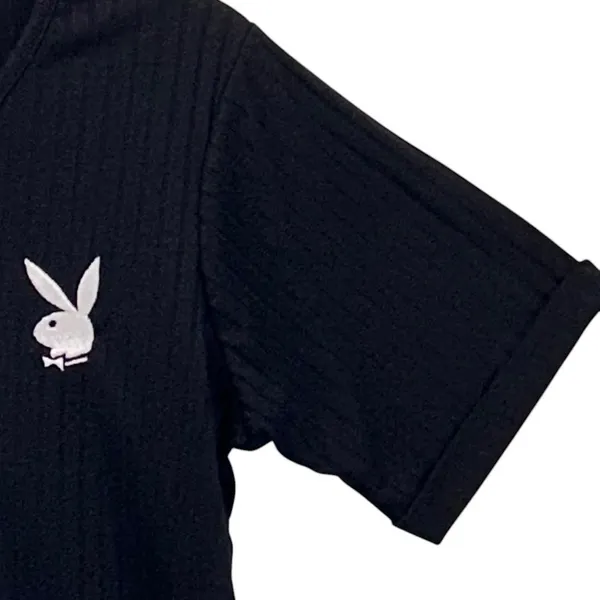 Playboy Missguided Shirt 6 Streetwear Cropped Logo Spellout Statement Y2k‎ - Image 4