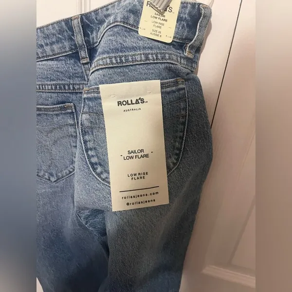 Rolla's Sailor Low Flare Waist 26" New with Tags - Image 6