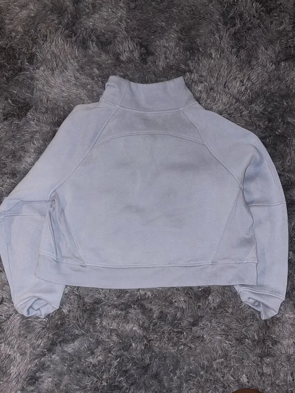 Light Blue Quarter Zip Sweater  - Image 4